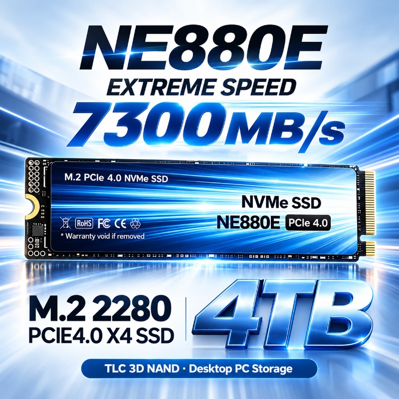 M.2 Nvme 4Tb Pcie 4.0 Ssd - SSD รุ่น NE880E ของแท้ M.2 NVMe